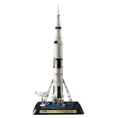 NASA Apollo 13 and Saturn V Launch Vehicle Otona no Chogokin 1:44 Scale Die-Cast Metal Rocket Replica